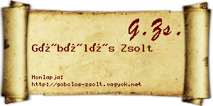 Göbölös Zsolt névjegykártya